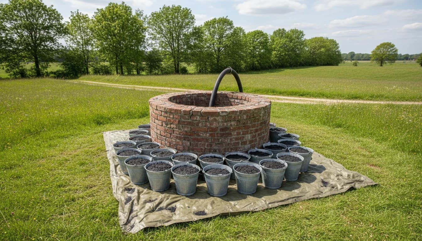 Curage de puits : sortir la vase et retrouver l'eau